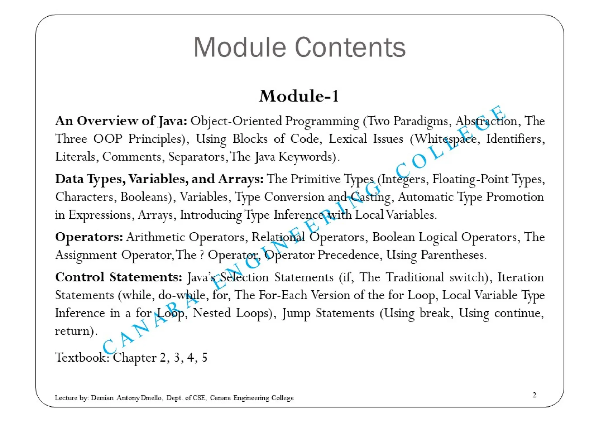 Object Oriented Programming with JAVA | PDF