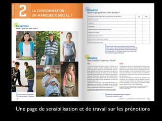 Une page de sensibilisation et de travail sur les prénotions
 