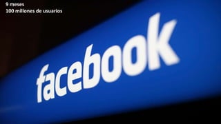 9 meses
100 millones de usuarios
 