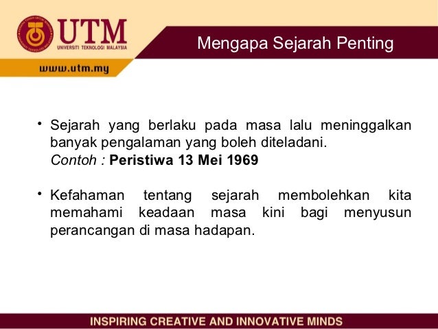 Dinamika Malaysia - Konsep sejarah [hamidah[k] 2011