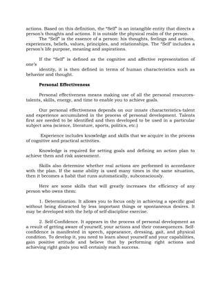 PERSONAL DVELOPMENT MODULES IN PERDE ONE | DOCX