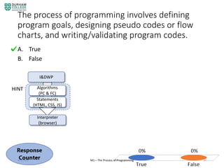The process of programming | PPT