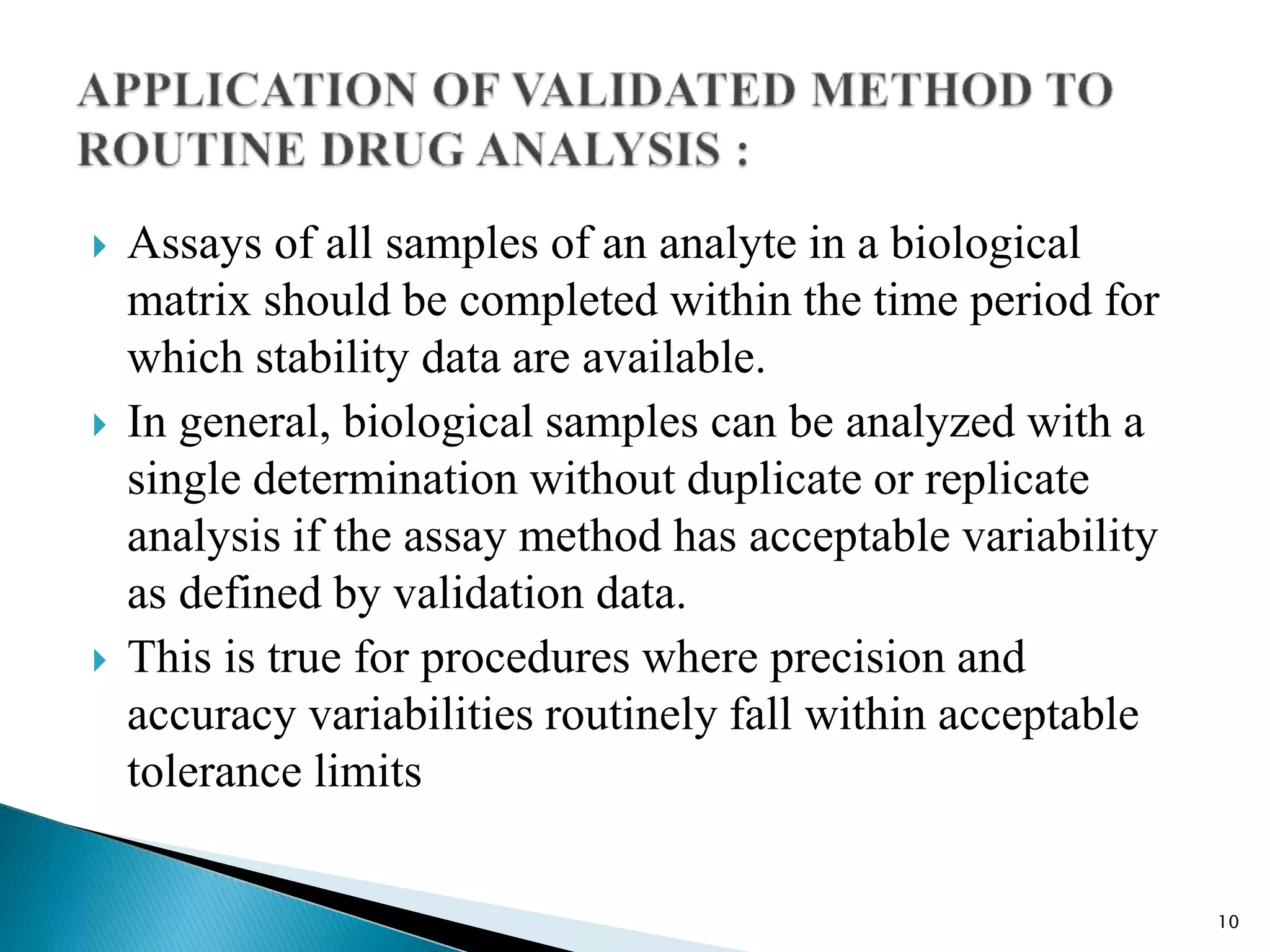 M10 bioanalytical method validation pptx