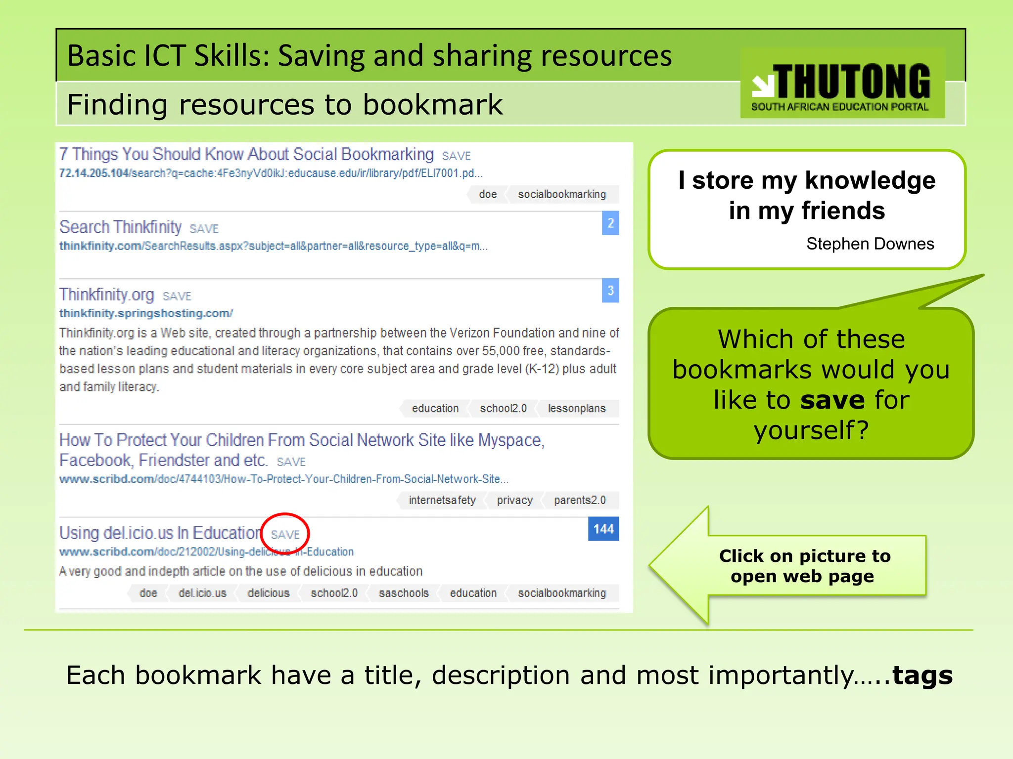 Social Bookmarking: Delicious tutorial
