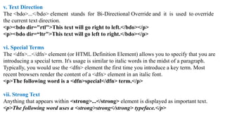 M10-HTML Unit 1 - 3.pptx hyper text markuplanguage | PPTX