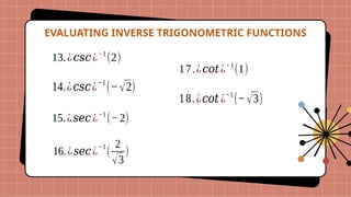 M 102 - Inverse Trigonometric Functions Presentation.pptx
