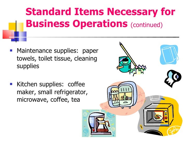 chapter supplies equipment 8 and office a Business M10 Components Layout L3 of