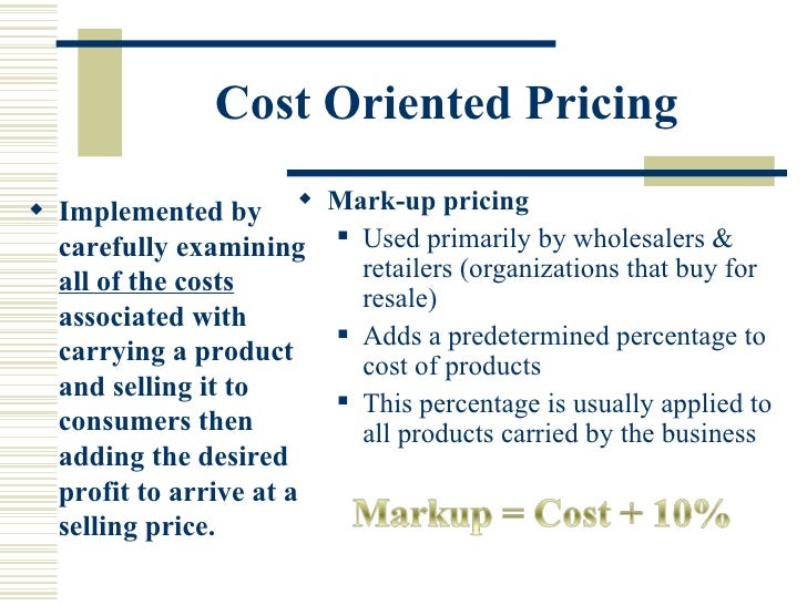 M10 L5 Pricing Policies and Strategies