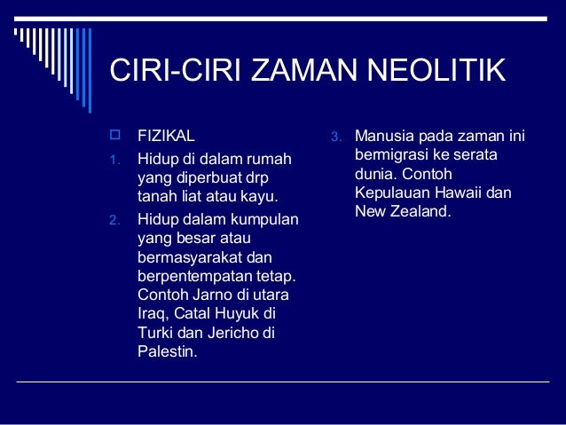 M1(1) zaman pra sejarah