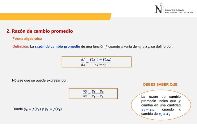 M12. Razón de cambio promedio. Razón de cambio instantánea..pptx