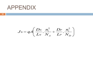 APPENDIX
24
D
i
P
P
A
i
N
N
N
n
L
D
N
n
L
D
qAJ
22
0 ..
 