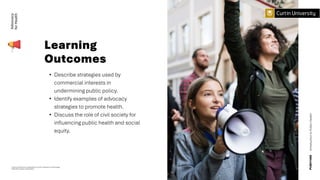 PUBH1000 - Module 12: Advocacy for Health [Tutorial Slides] | PDF
