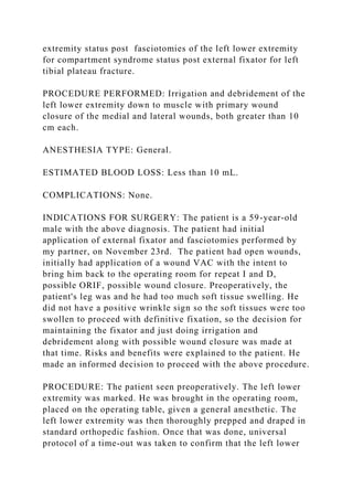 M132 Module 06 Coding Assignment 1. Case Study #1PREOPERAT.docx