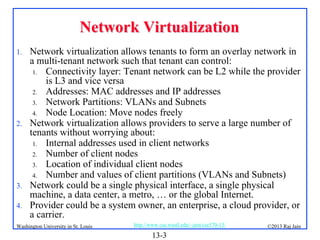 Network Virtualization in Cloud Data Centers | PDF
