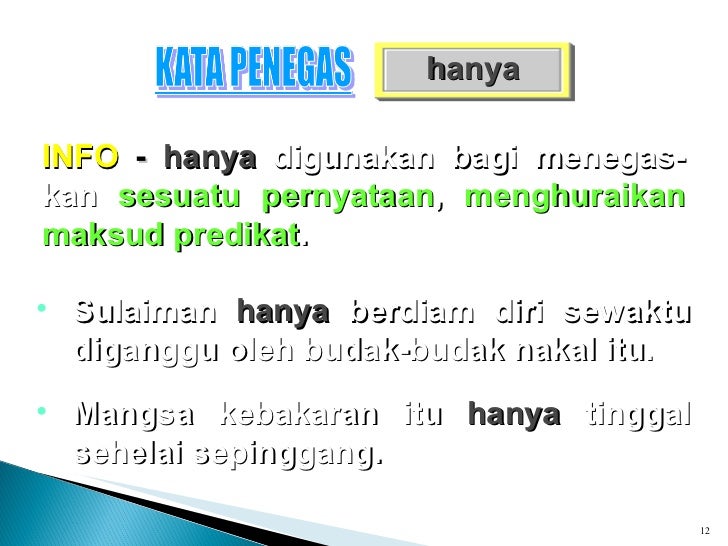 Aplikasi Kata Penegas 