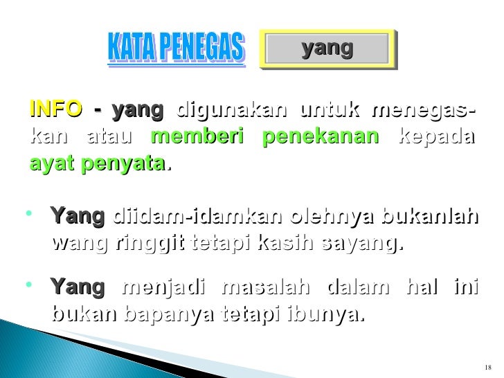 Aplikasi Kata Penegas 