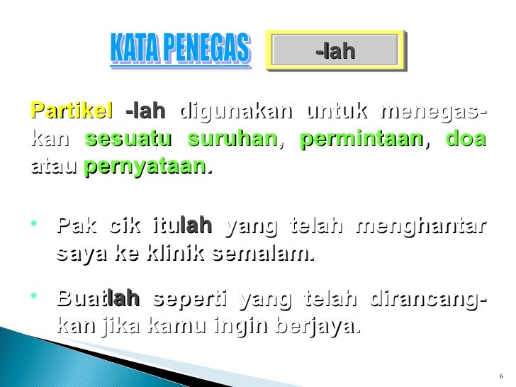 Aplikasi Kata Penegas 