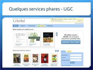 Quelques services phares - UGC 