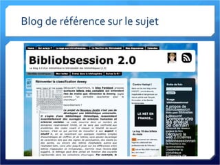 Blog de référence sur le sujet 