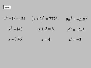 Solve: 