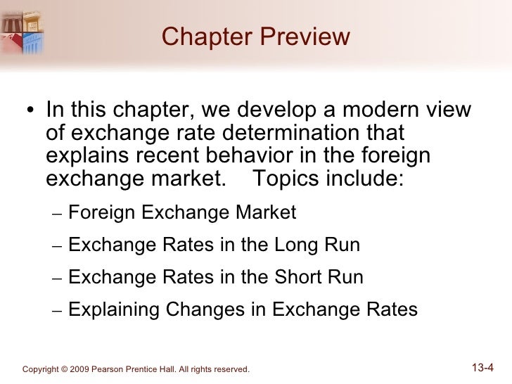 The foreign exchange market