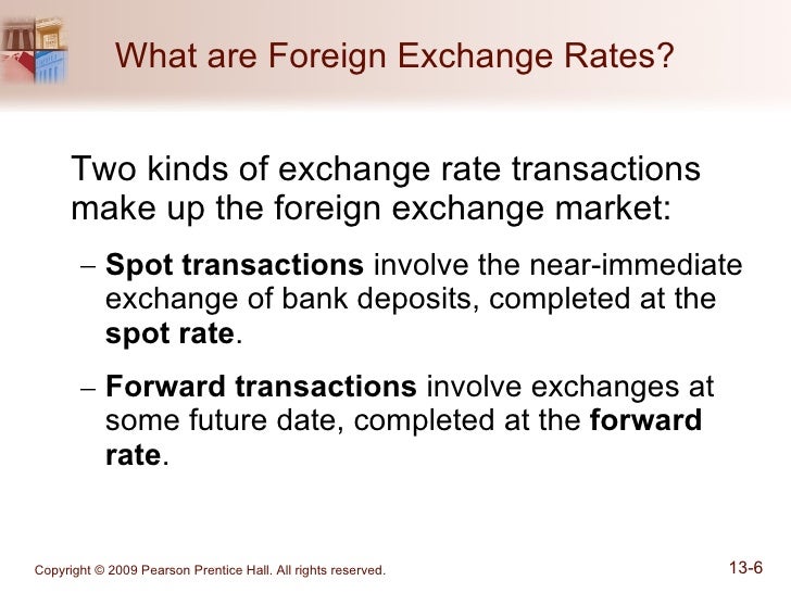 What is the foreign exchange market