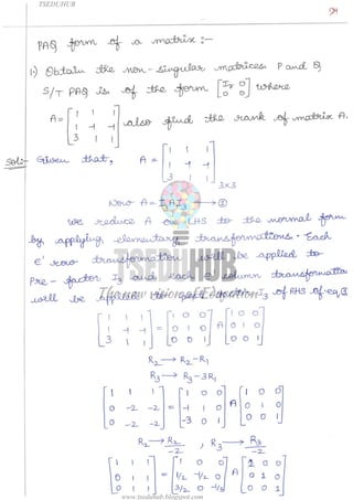 M1 complete notes | PDF