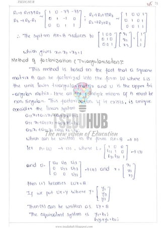 M1 complete notes | PDF