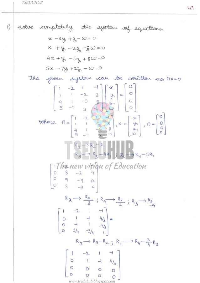 M1 complete notes | PDF