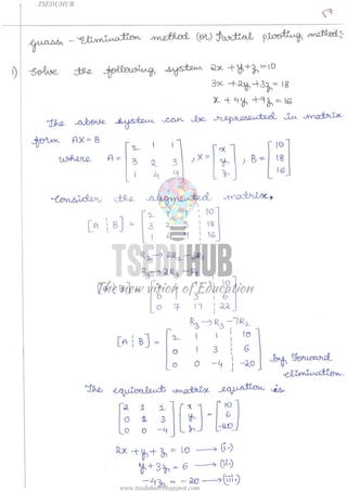 M1 complete notes | PDF