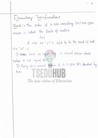 M1 complete notes | PDF