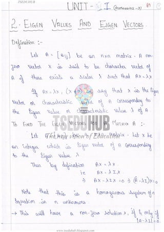 M1 complete notes | PDF