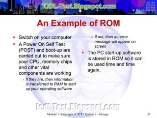 ICDL Module 1 - Concepts of ICT (Information and Communication ...