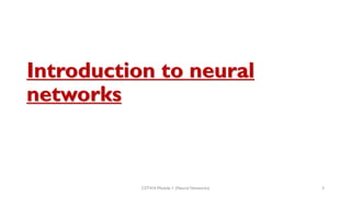 Comprehensive Introduction to Neural Networks and Deep Learning ...