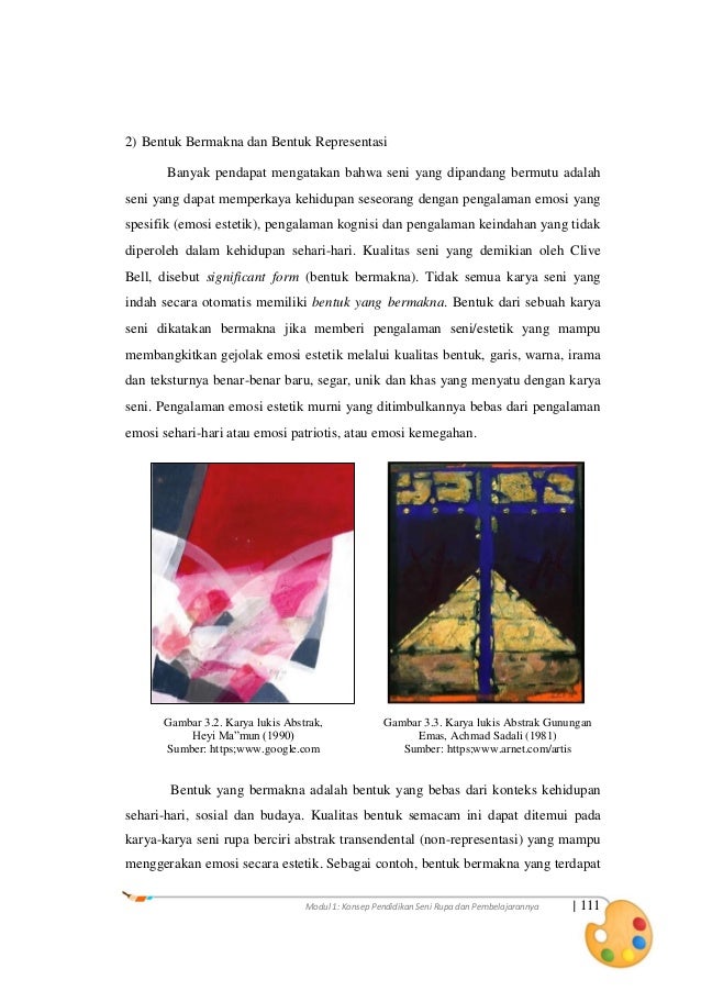 Materi 1 Kb3 Bentuk Tema Dan Nilai Seni
