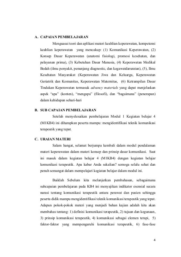 Materi 1 M1kb4 Komunikasi Terapeutik