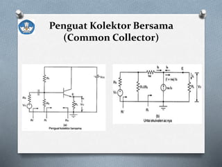 Penguat Kolektor Bersama
(Common Collector)
 