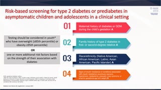 Diagnosis, type 1 and type 2 diabetes prediabetes glycemic targets | PDF
