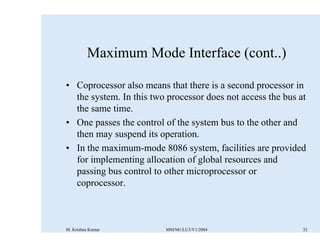 Module 1 lecture 3 of microprocessor mp | PDF