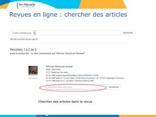 Revues en ligne : chercher des articles
Chercher des articles dans la revue
28
 