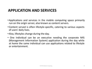 M1 MC.pptx Introduction to mobile computing | PDF
