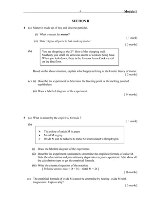 Modul Latihan 1 Kimia Tingkatan 4