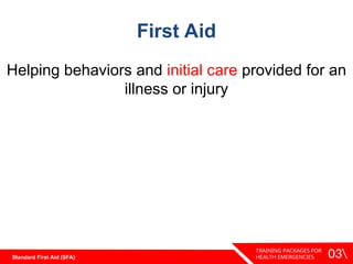 INTRODUCTION TO THE FIRST AID and guide (1).ppt