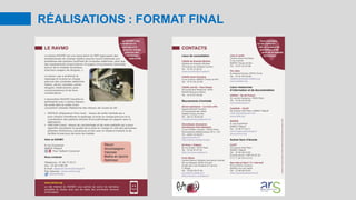 RÉALISATIONS : FORMAT FINAL
 
