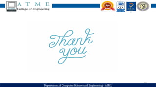 21
Department of Computer Science and Engineering - AIML
 