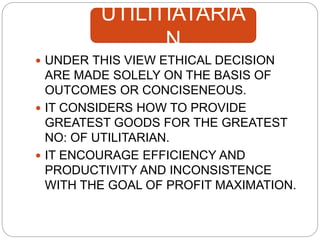 Business ethics - BAF | PPTX