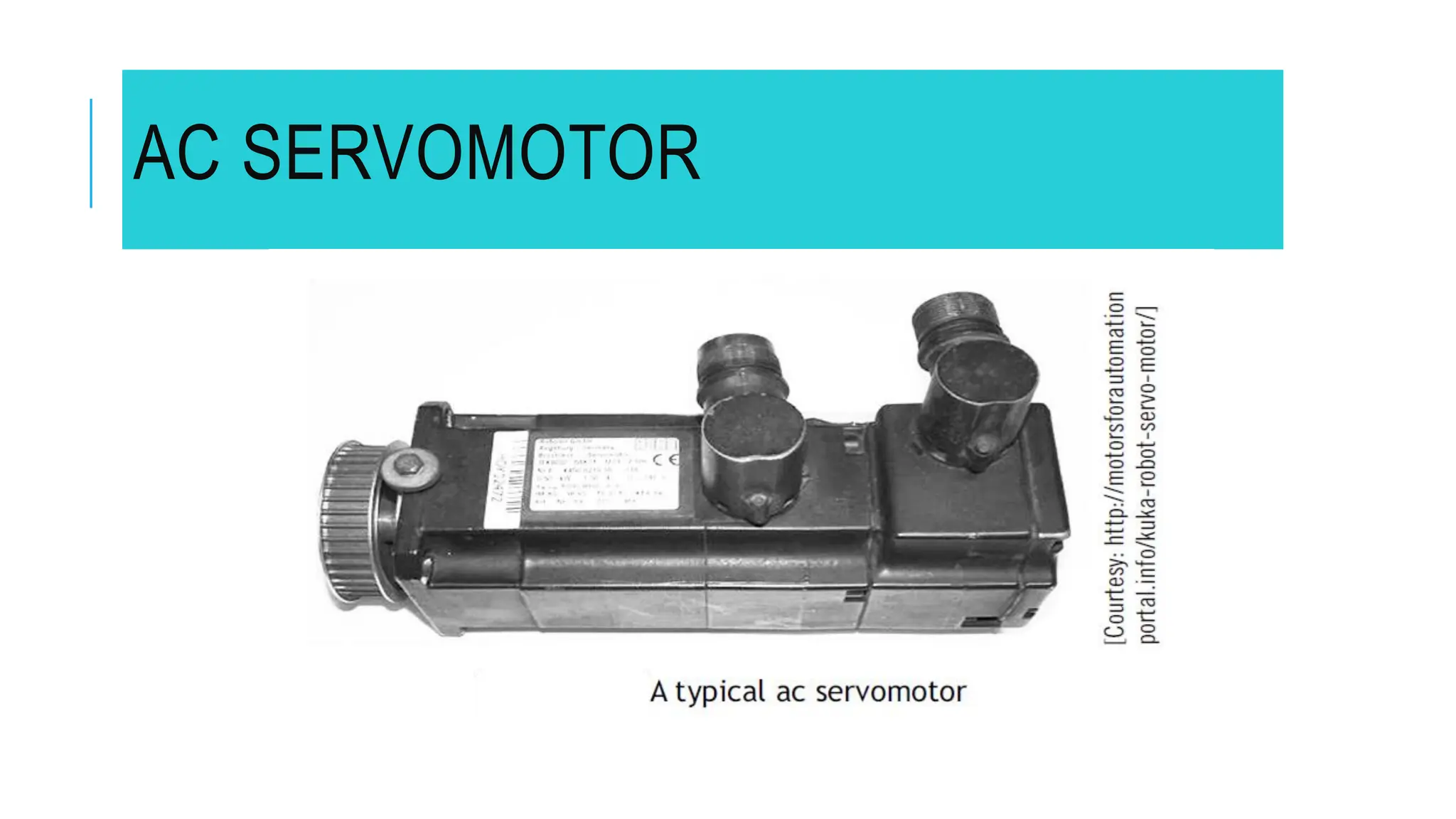 AC SERVOMOTOR
 