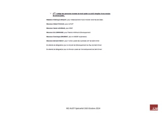 128 M2-AUDT-Spécialité CAD-Octobre 2014 
 