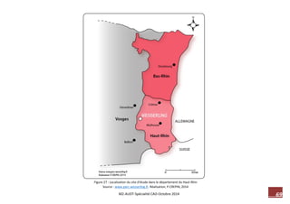69 M2-AUDT-Spécialité CAD-Octobre 2014 
Figure 27 : Localisation du site d’étude dans le département du Haut-Rhin Source : www.parc-wesserling.fr. Réalisation, P.CREPIN, 2014 
 
