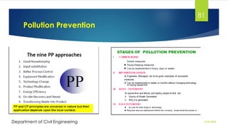 Pollution Prevention
2/26/2024
Department of Civil Engineering
81
 